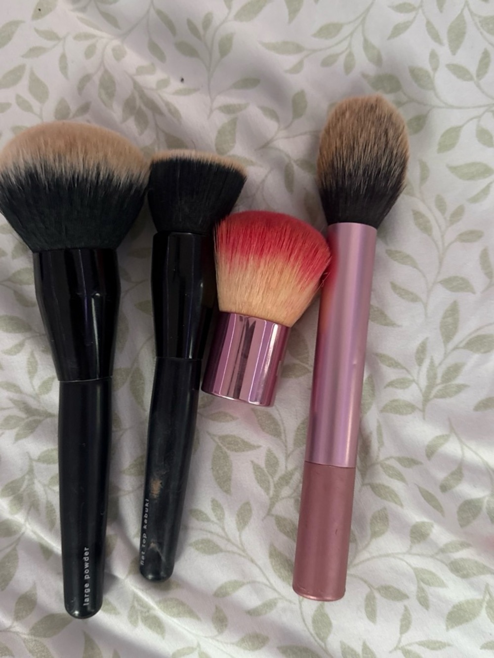Assorted Women's Makeup Brush Set - Pink & Black
